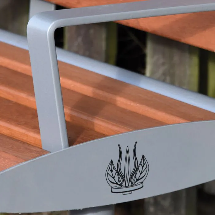 Thornhill Seat - Galvanised Steel - 8