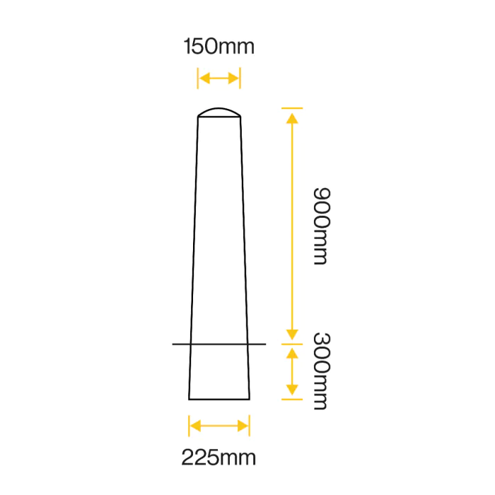 F2 Concrete Bollard - 4