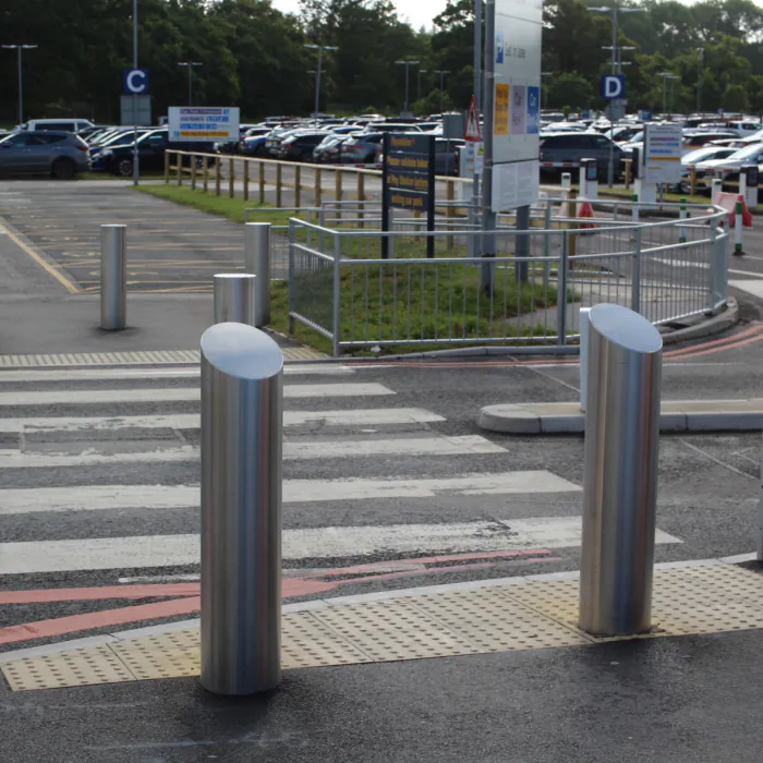 PAS 68 Ultra Shallow Mount Bollard 40 273mm - 3
