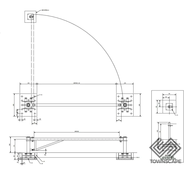 IWA 14 Vehicle Mitigation Swing Barrier - 2