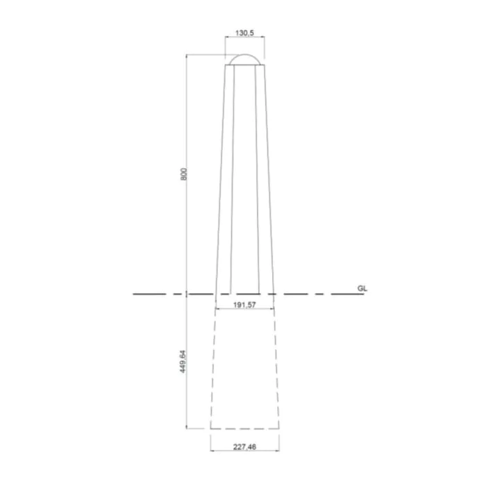 F1 Concrete Bollard - 2
