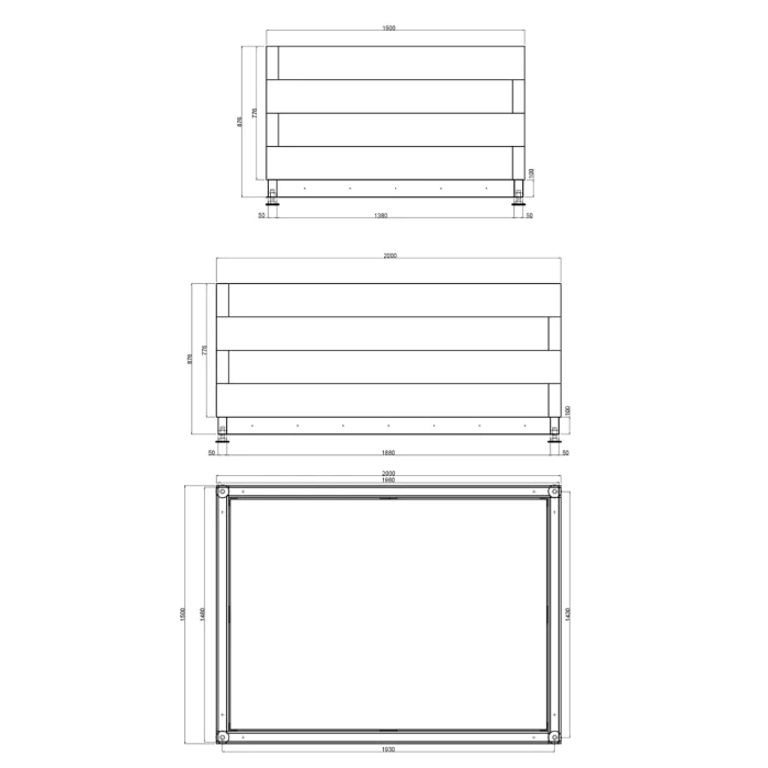 Gunwharf Timber Planter 1500 x 2000 REC - 2