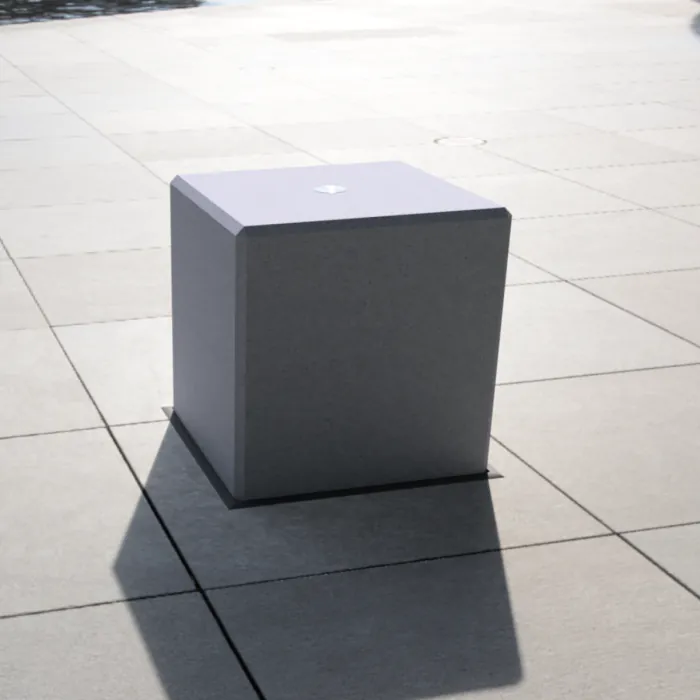 Concrete Cube Seat Unity - 2