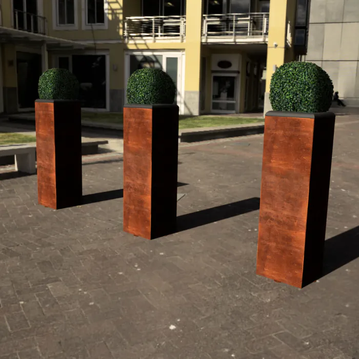 HVM CT Bollard Planter - 1