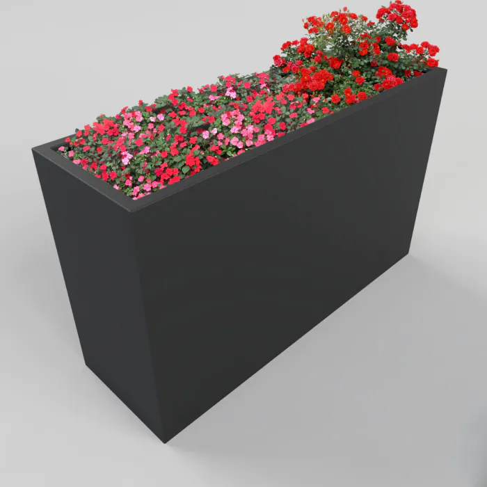 Victoria CT50 IWA 14 HVM Steel Planter 1945mm 50mph Shallow Mount - 1