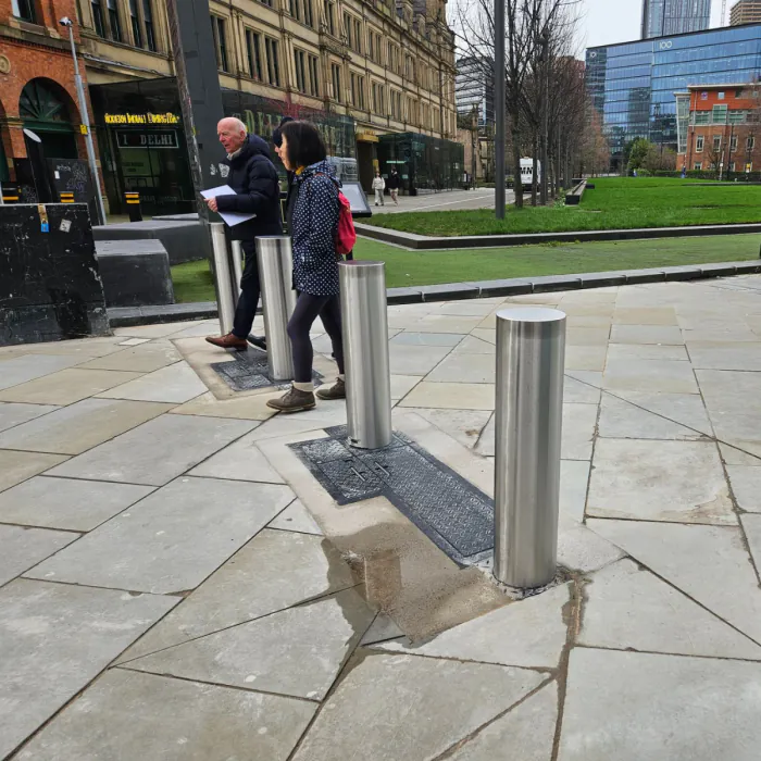 CT30MH PAS 68 219mm 30mph Manual Retractable HVM Bollard - 3