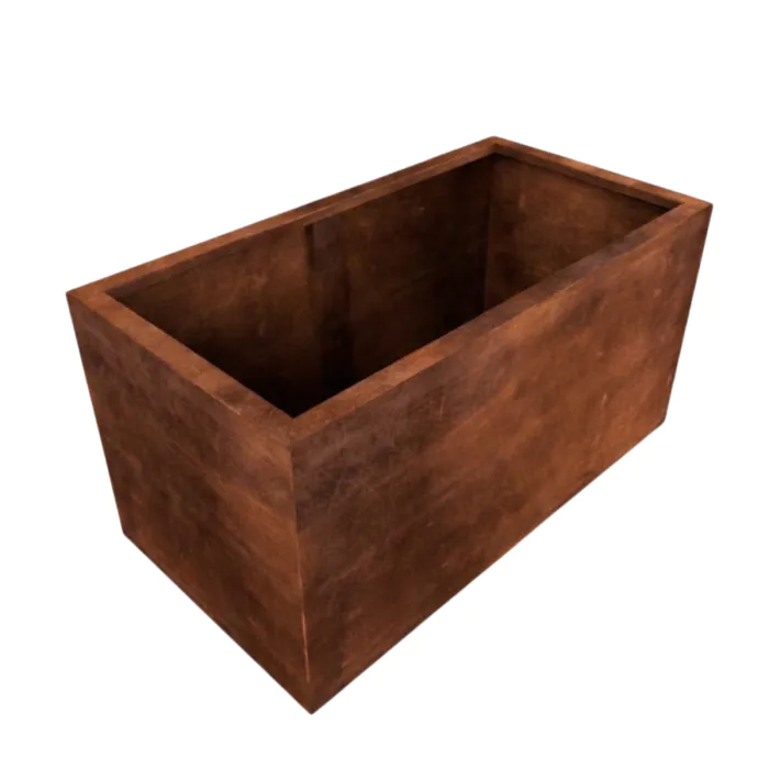 CORTEN Premium Raised Planter 1500 x 1000 x 1000 REC