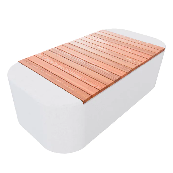 PAS 68 Stadium Counter Terror Concrete Block 2000mm Shallow Mount - 4