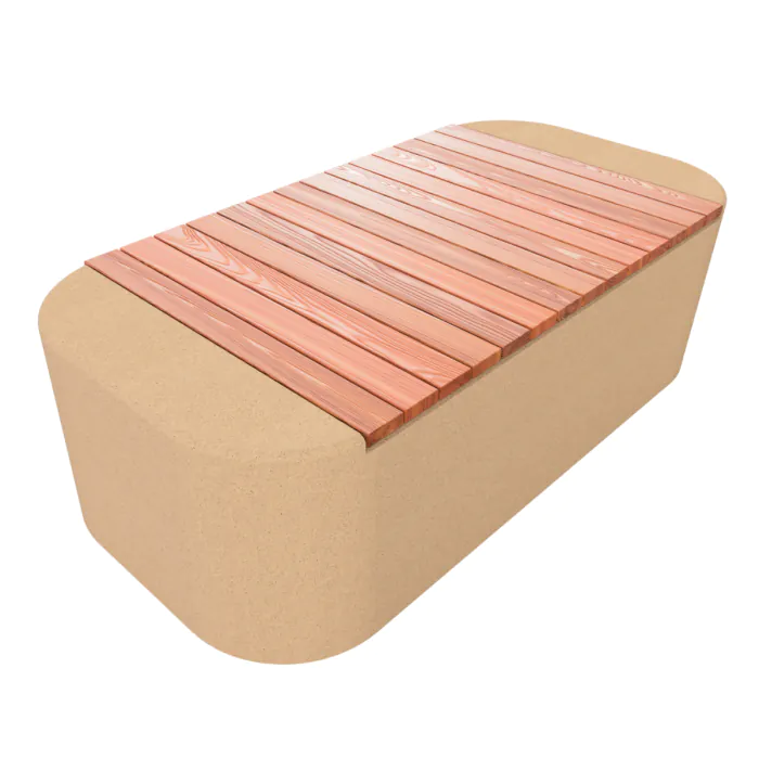 PAS 68 Stadium Counter Terror Concrete Block 2000mm Shallow Mount - 6