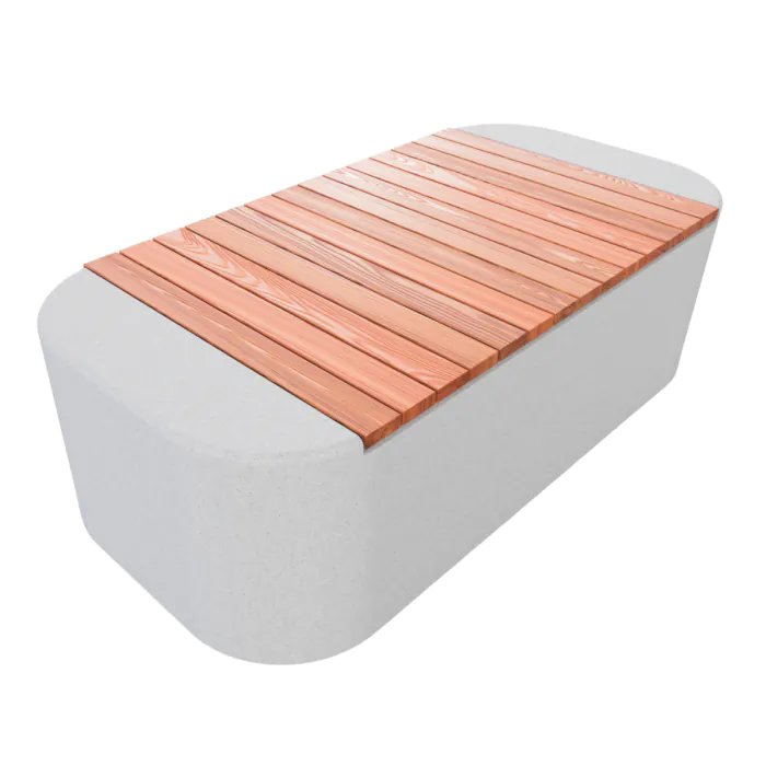 PAS 68 Stadium Counter Terror Concrete Block 2000mm Shallow Mount - 7