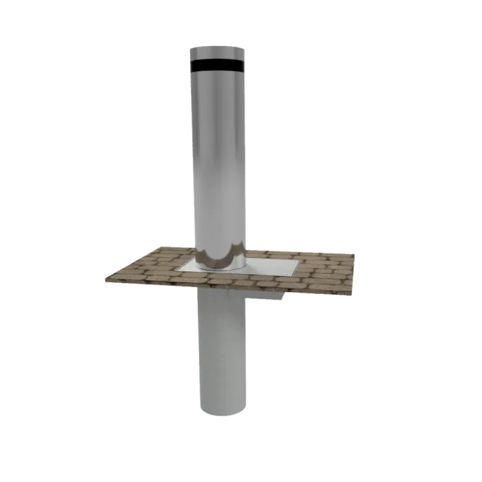 CT20 PAS 68 HVM Bollard 159mm dia 30mph Removable - 1