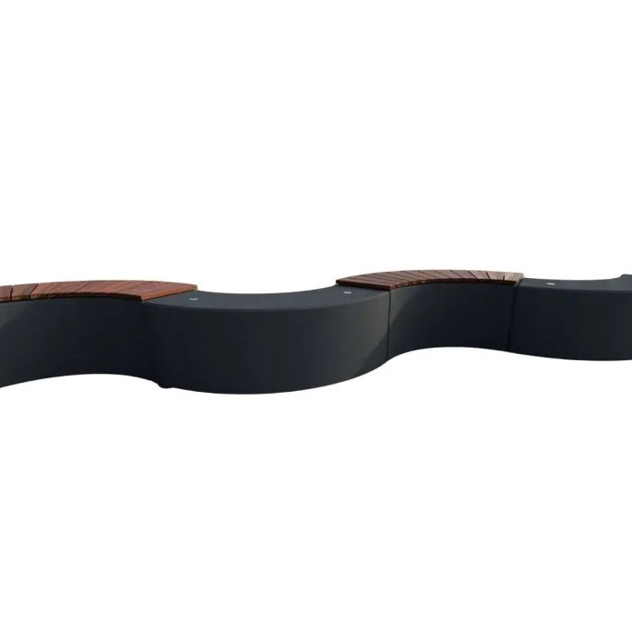 Concrete Bench Unity 800mm Internal Radius - 1