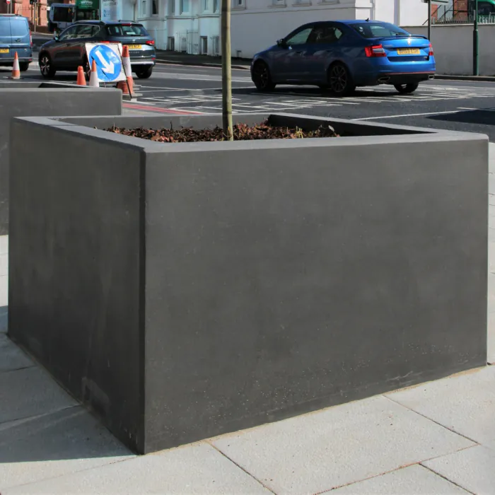 CT Block HVM Concrete Planter 1790mm Ultra Shallow Mount - 3