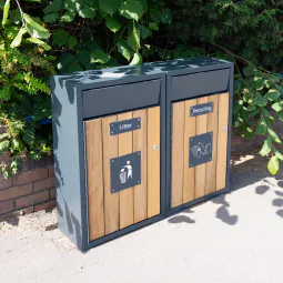 Double Westleigh Recycling Bin