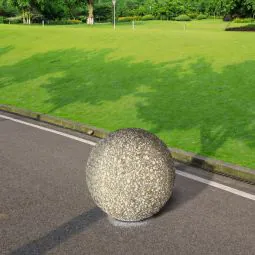 Golf Ball Concrete Bollard Golf Ball Concrete Bollard