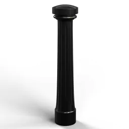 Darlington Performa-Cast polymer bollard, front view, Townscape Products Darlington Performa-Cast polymer bollard, front view, Townscape Products