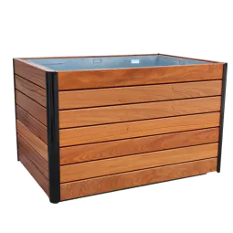HVM Toledo PAS 68 Timber Planter – CT Ultra Shallow Mount 40 mph
