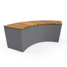 Unity Deck Hardwood Timber 800mm Internal Radius Seat Top